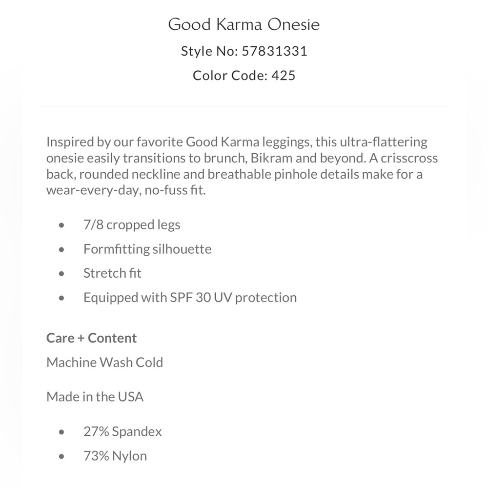 SOLD! Free People Good Karma Onesie | BLUE RIVER - Picture 8 of 8